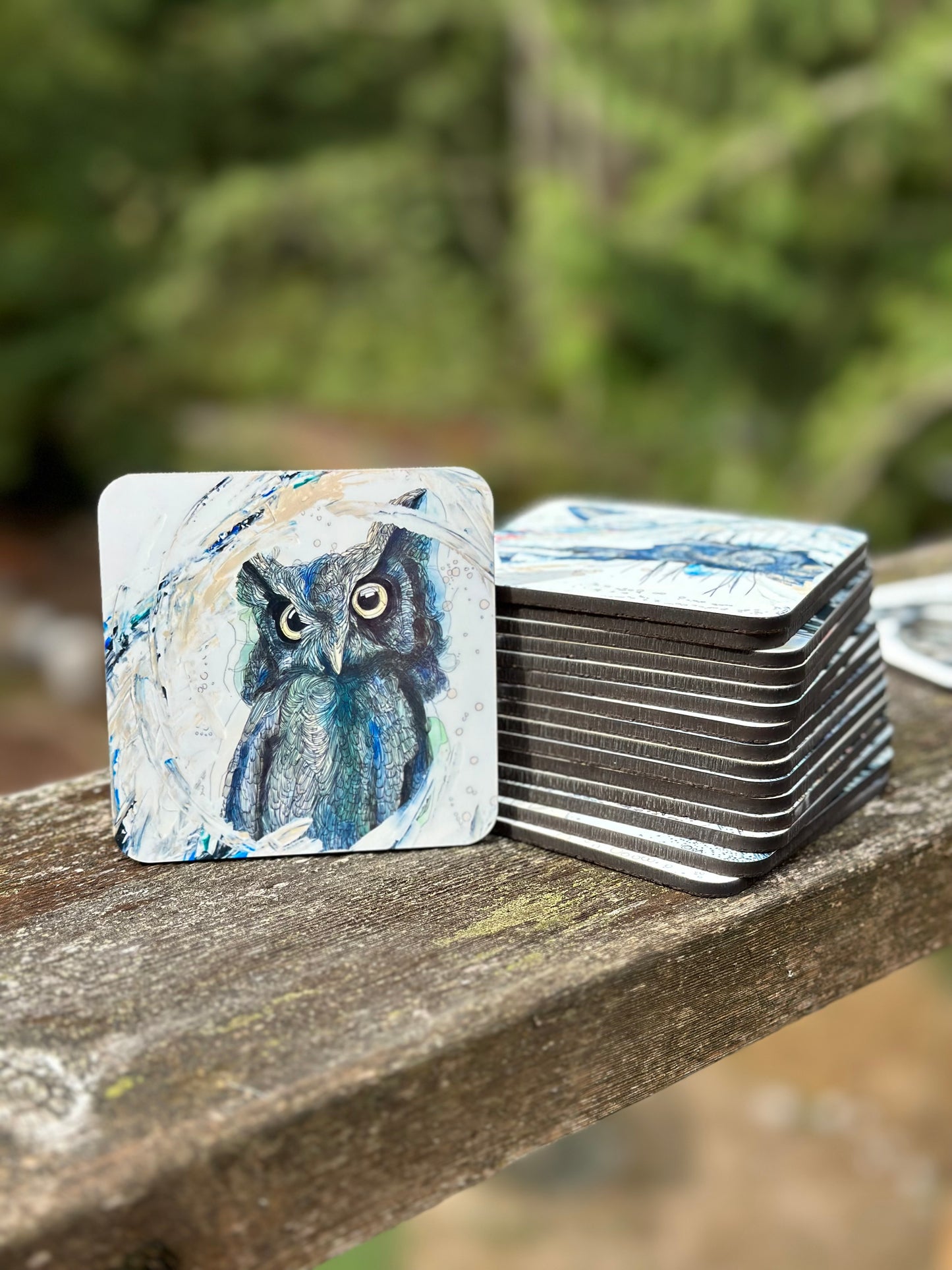 Hoot and Hare Coaster 4-Pack