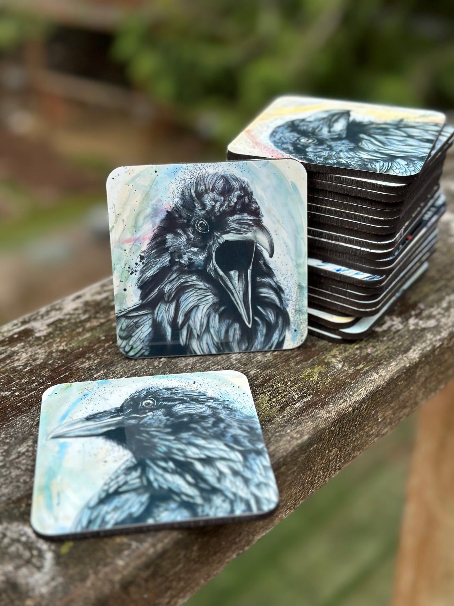 Raven Coaster 3-Pack