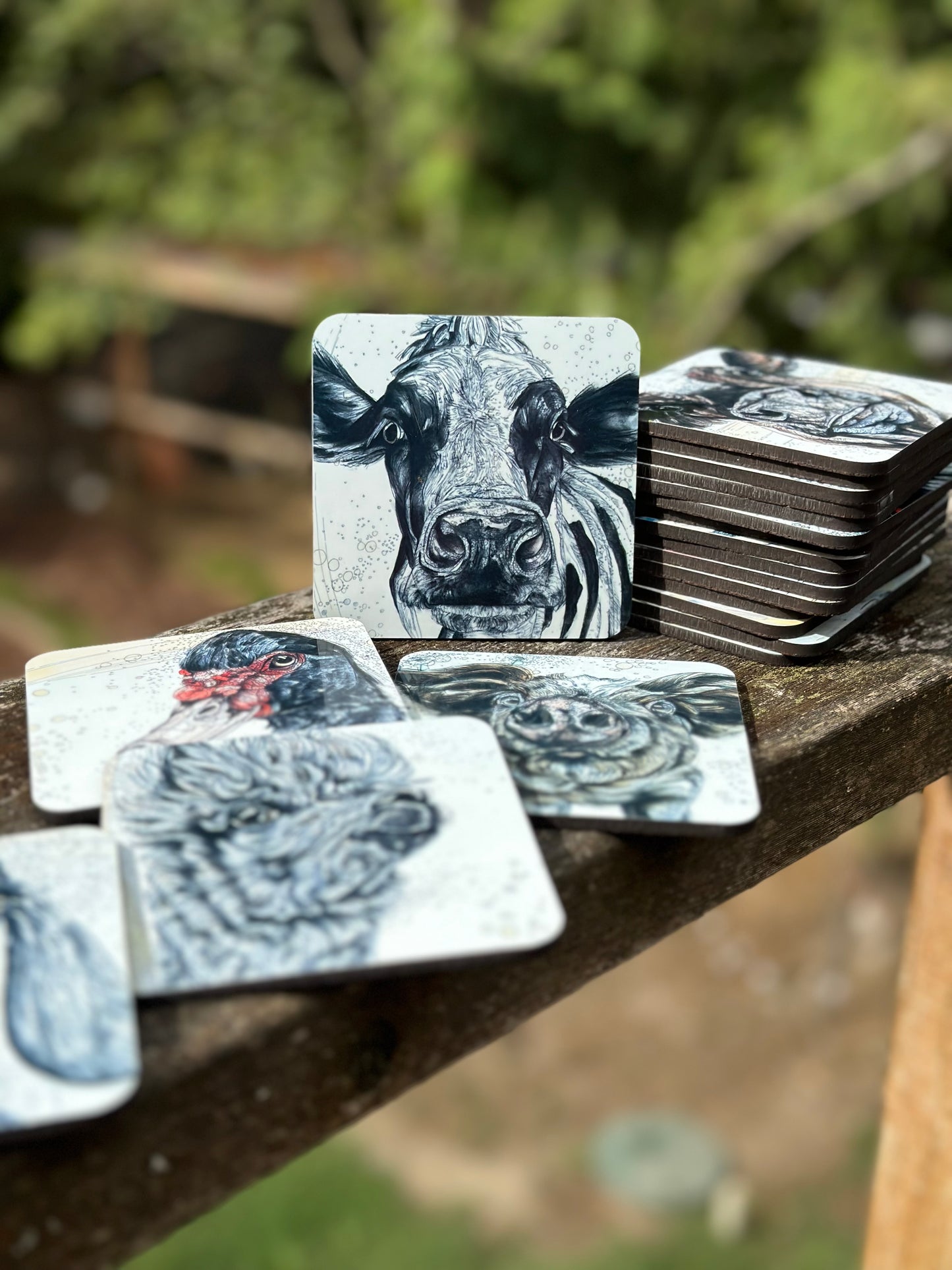 On the Farm Coaster 8-Pack
