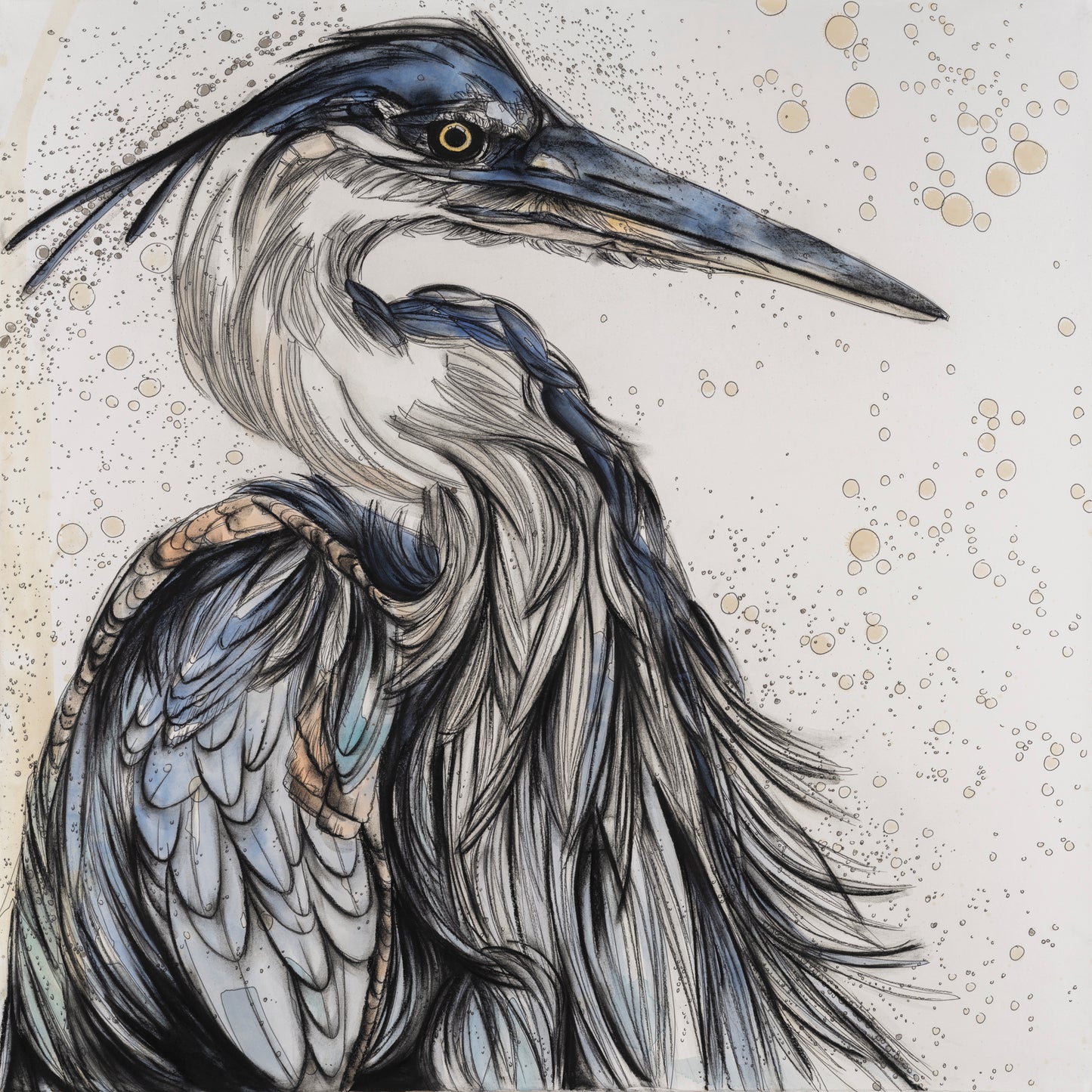 Stoic Blue Heron