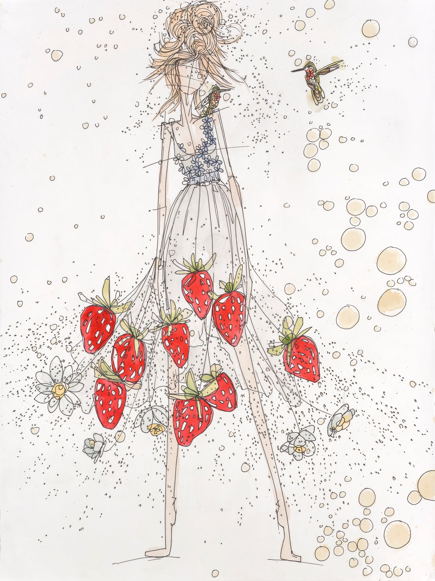 Strawberry Hummingbird