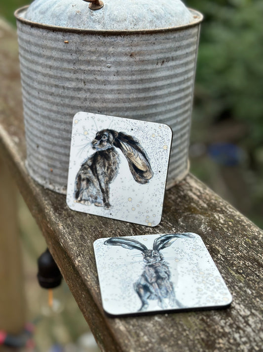 Hares Coaster 4-Pack