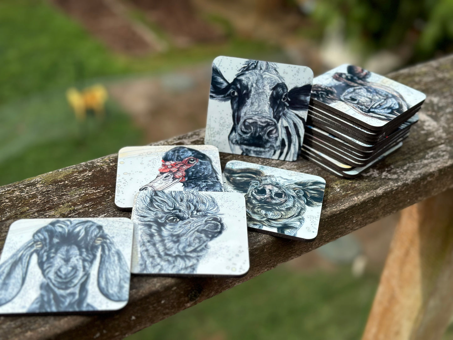 On the Farm Coaster 8-Pack