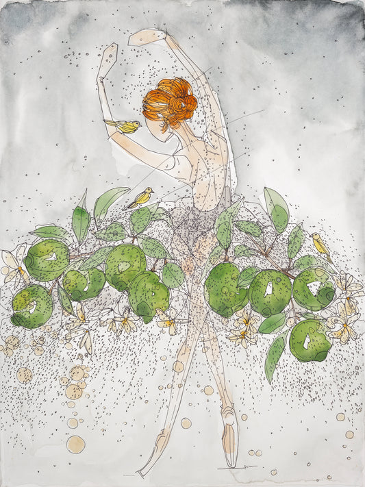 Limes and Finch *ORIGINAL*