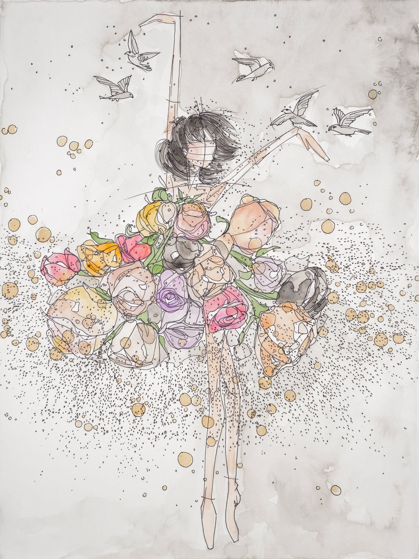 Roses and Doves *ORIGINAL*