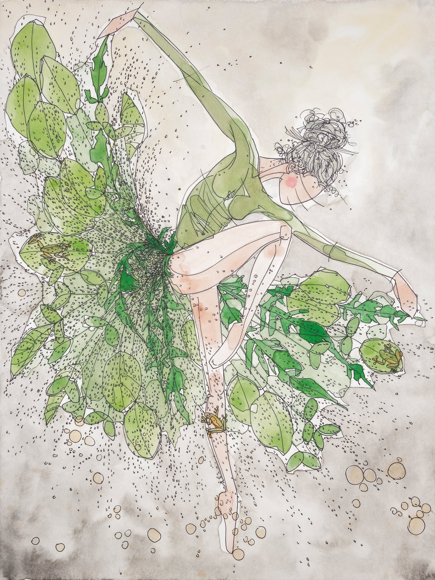 Salad Mix and Tree Frog