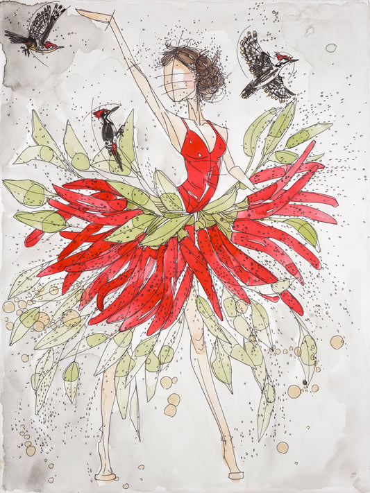 Woodpecker and Hot Peppers