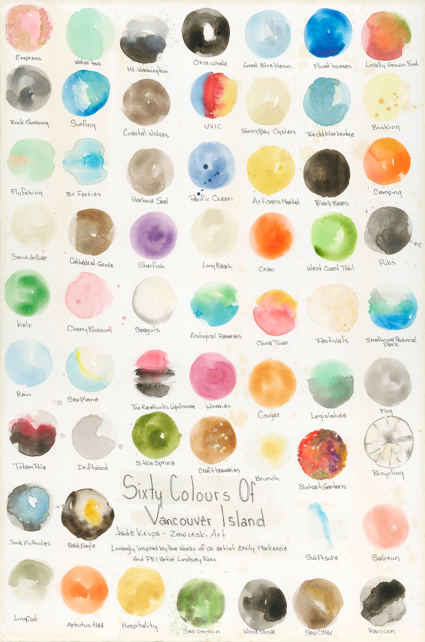 Colours of Vancouver Island