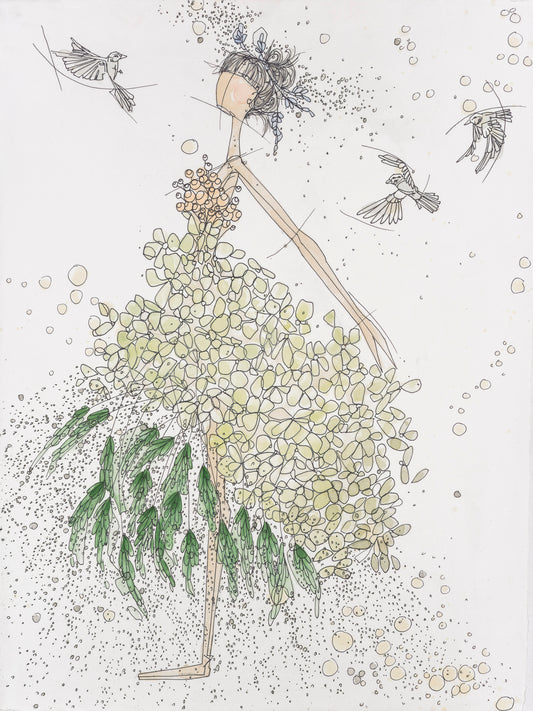 Hydrangea Doves