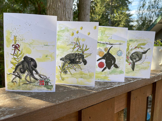 Ocean Holiday Card Pack