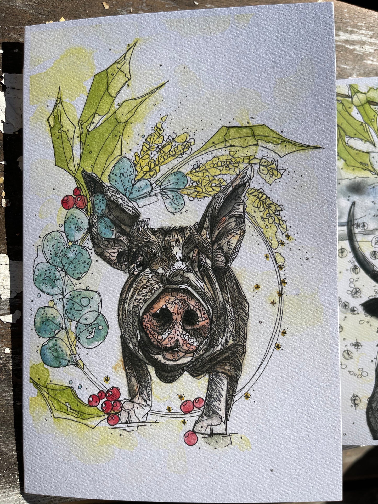 Farm Holiday Card Pack