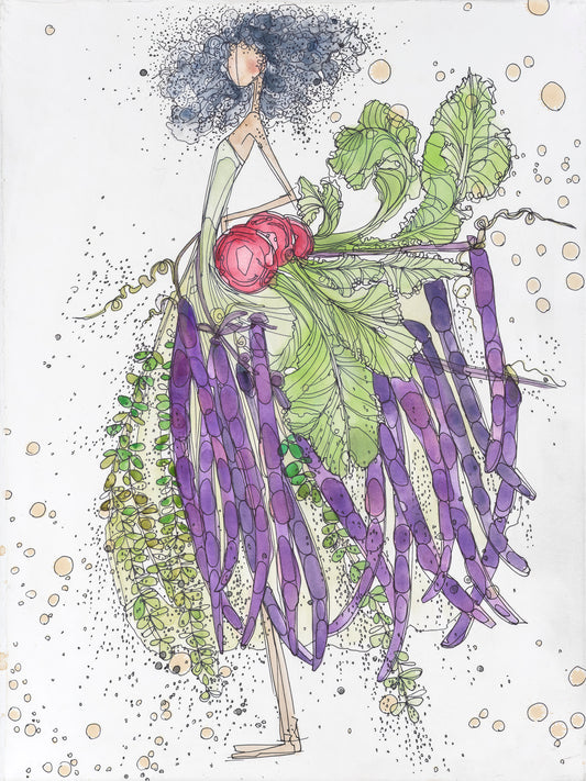 Purple Bean Lady
